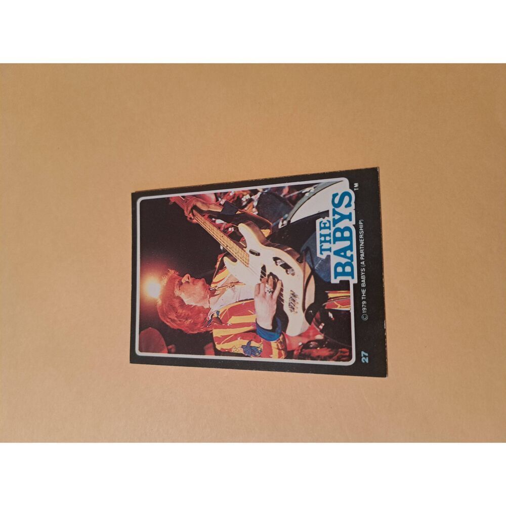 Vintage 1979 The Babys Trading Card #27 London Rock Band Collectible